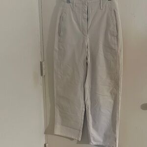 Wilfred Free High Waist Wide Leg Cream Pants. Academia, Preppy, Trousers